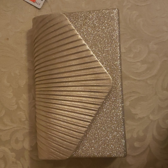 Gold Sparkly Purse/Handbag - Picture 1 of 3